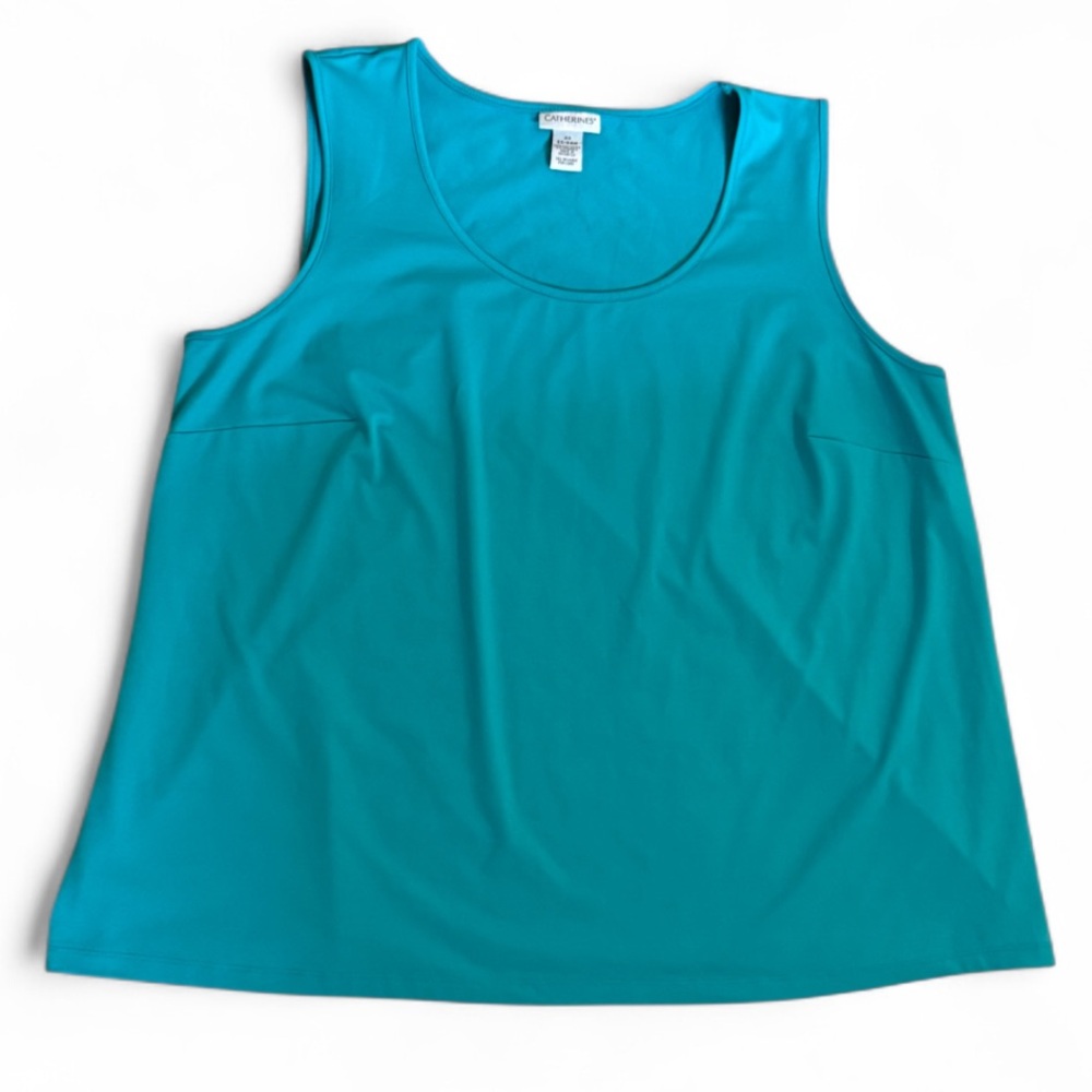 Catherines Women's Vibrant Blue Tank Top